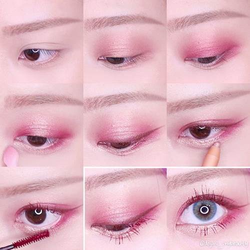 10 วิธีแต่งตาสีชมพูแดง ลุคสวยที่ไม่จำเป็นต้องหวาน